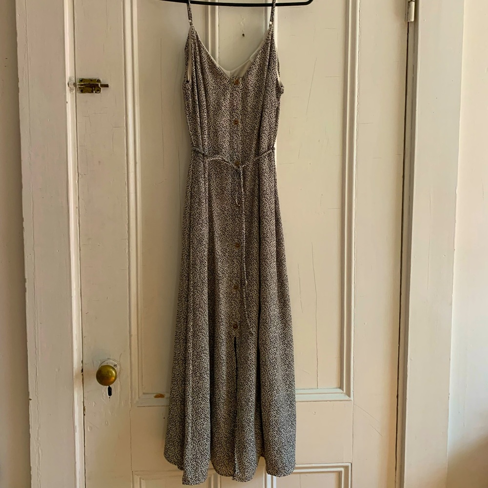 Mid length print dress